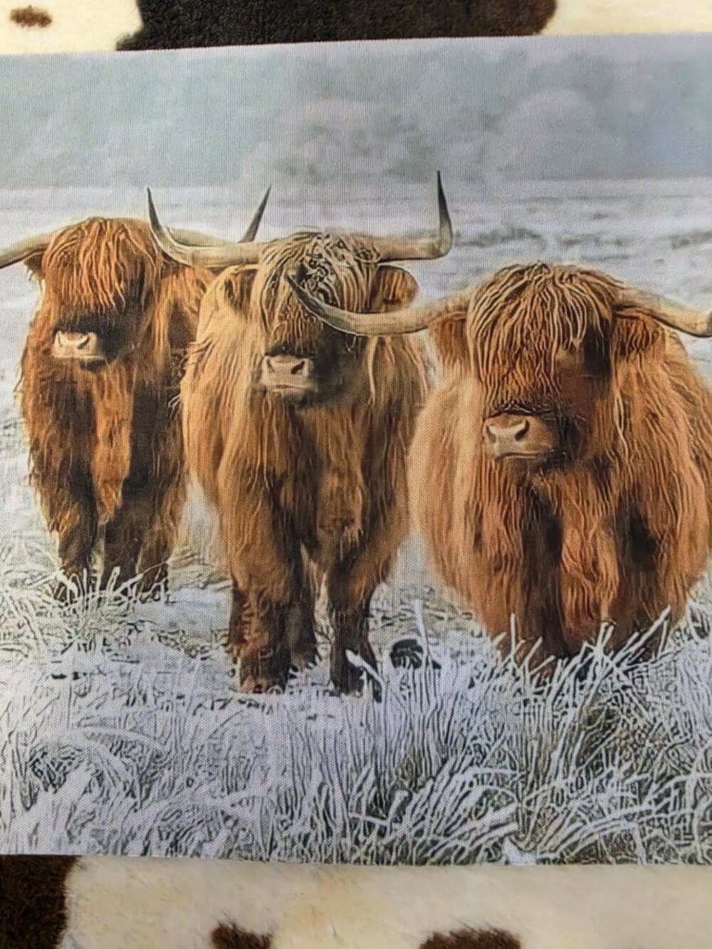 Computer Mouse Pad Highland Cow - Picture 3 of 4